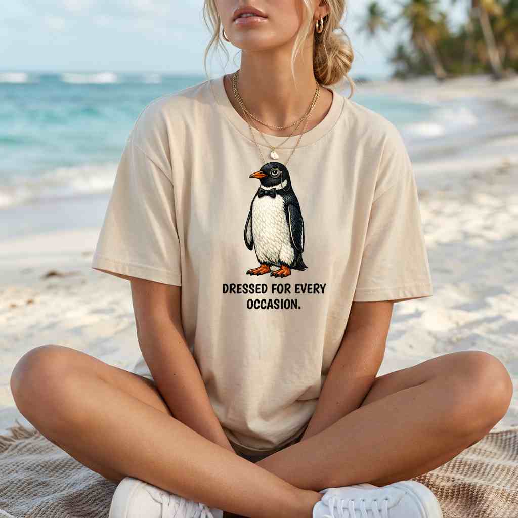 Penguin T-Shirt | Fashion Animal Tee | Wild & Kind Couture Creatures