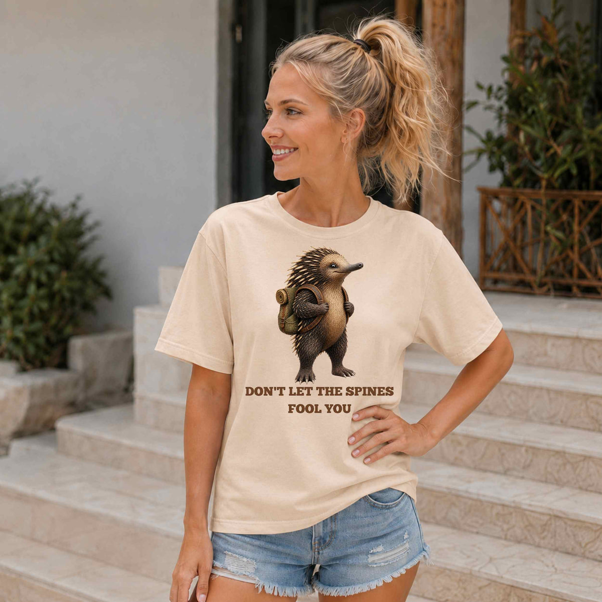 Don't Let the Spines Fool You — Echidna Adventure Tee