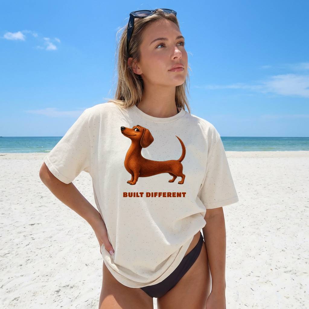 Built Different — Domestic Divas Dachshund Tee