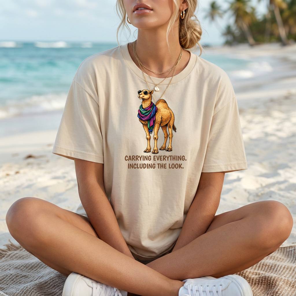 Camel T-Shirt | Fashion Animal Tee | Wild & Kind Couture Creatures