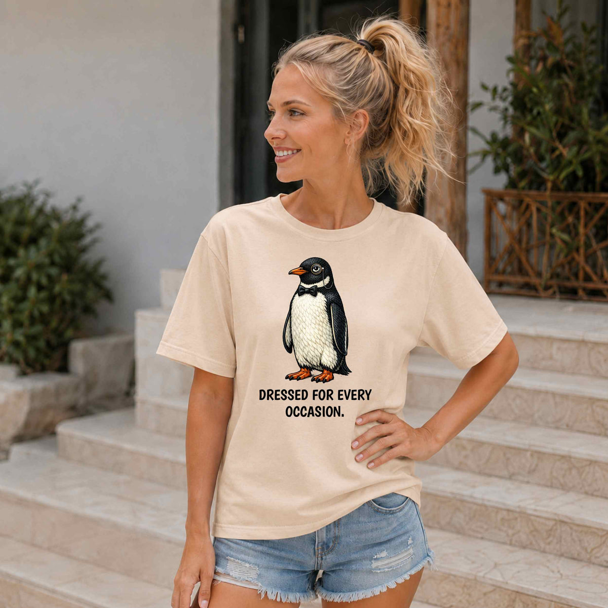 Penguin T-Shirt | Fashion Animal Tee | Wild & Kind Couture Creatures