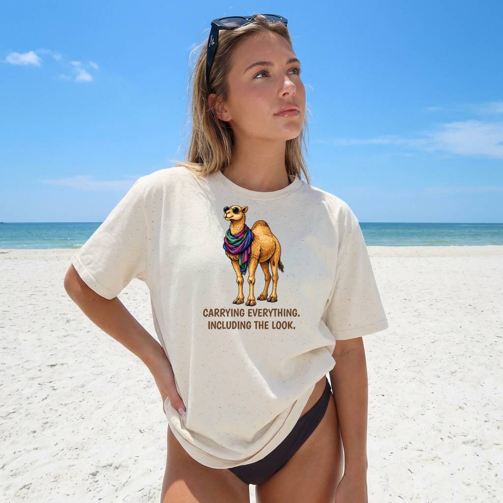 Camel T-Shirt | Fashion Animal Tee | Wild & Kind Couture Creatures