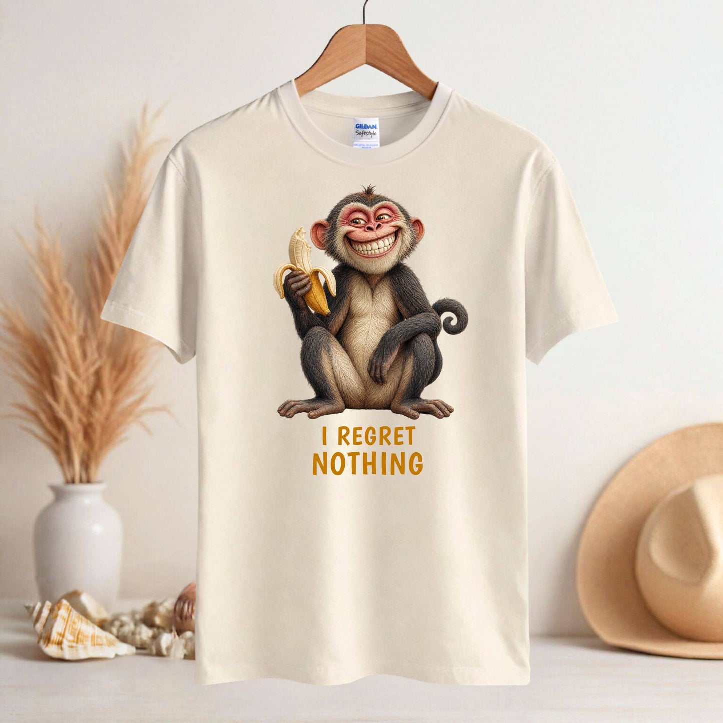 I Regret Nothing — Jungle Jokers Monkey Tee