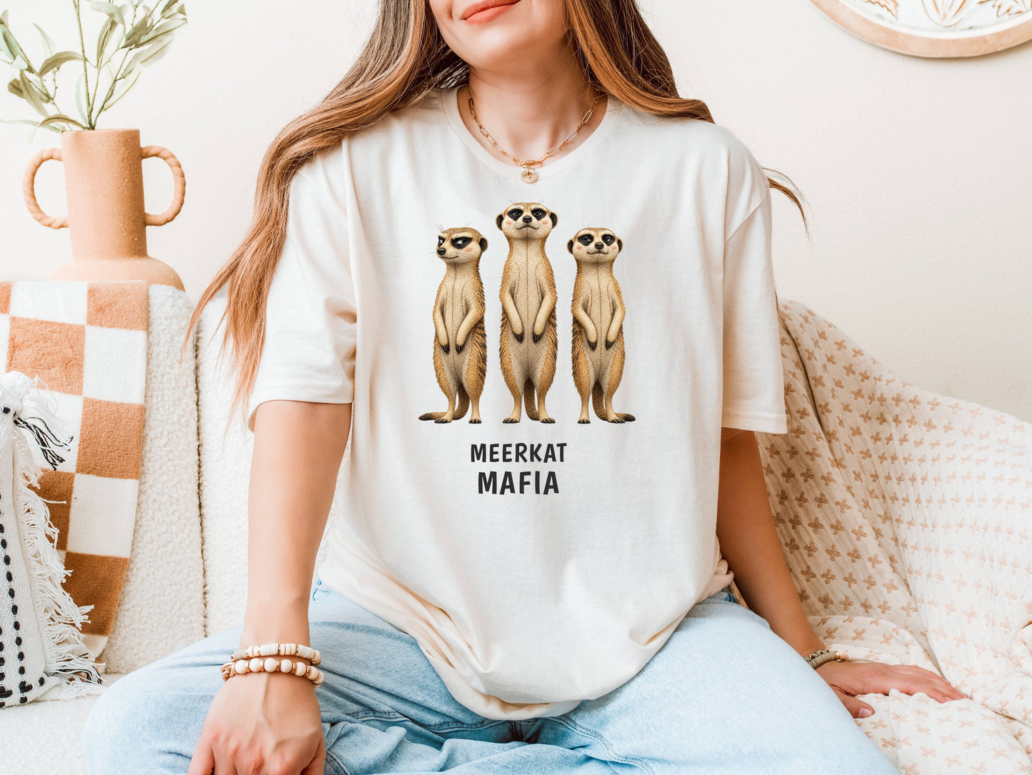Meerkat Mafia — Savannah Sass Triple Meerkat Tee