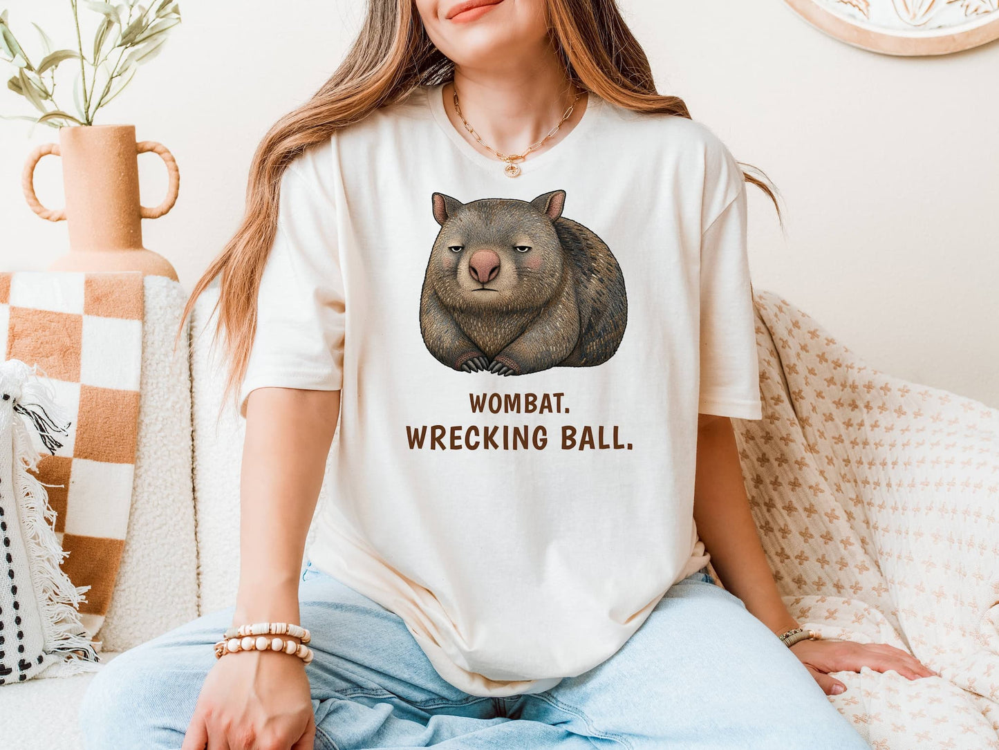 Wombat Wrecking Ball — Outback Originals Wombat Tee