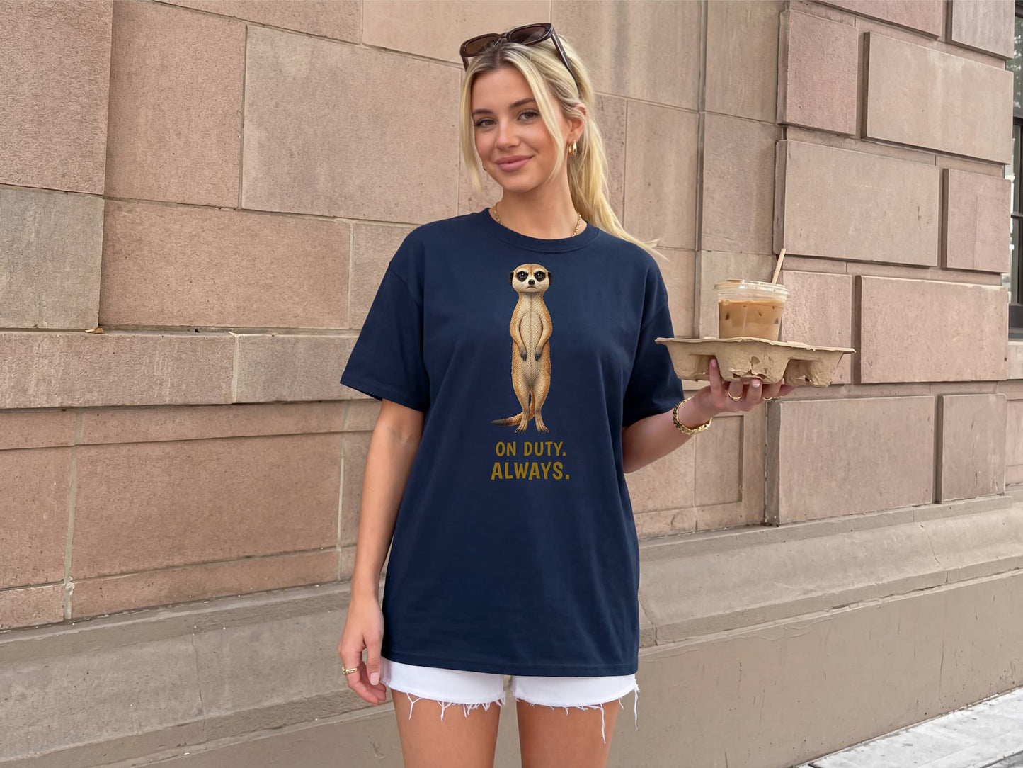 Meerkat Mafia — Savannah Sass Triple Meerkat Tee