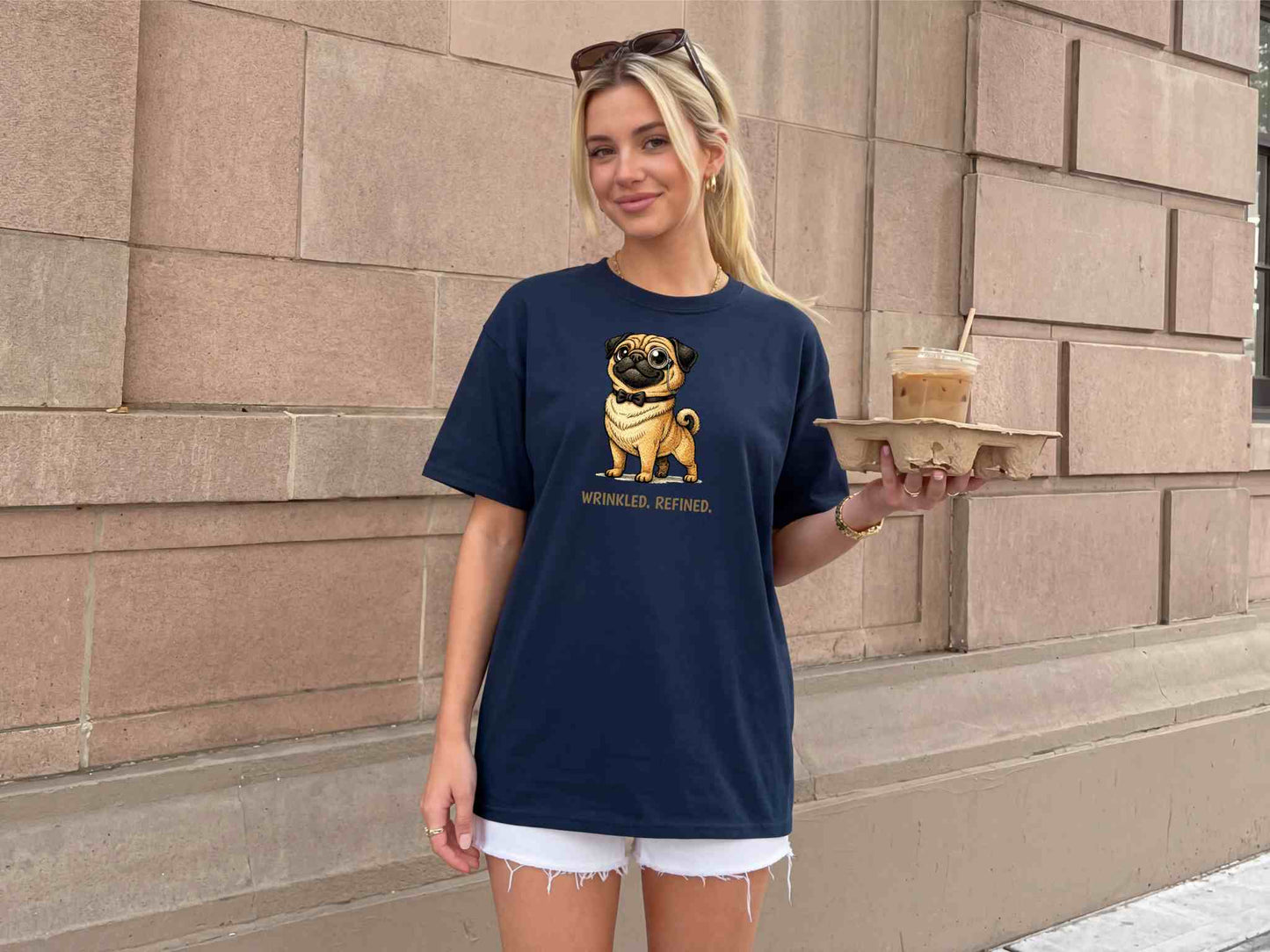 Pug T-Shirt | Fashion Dog Tee | Wild & Kind Couture Creatures