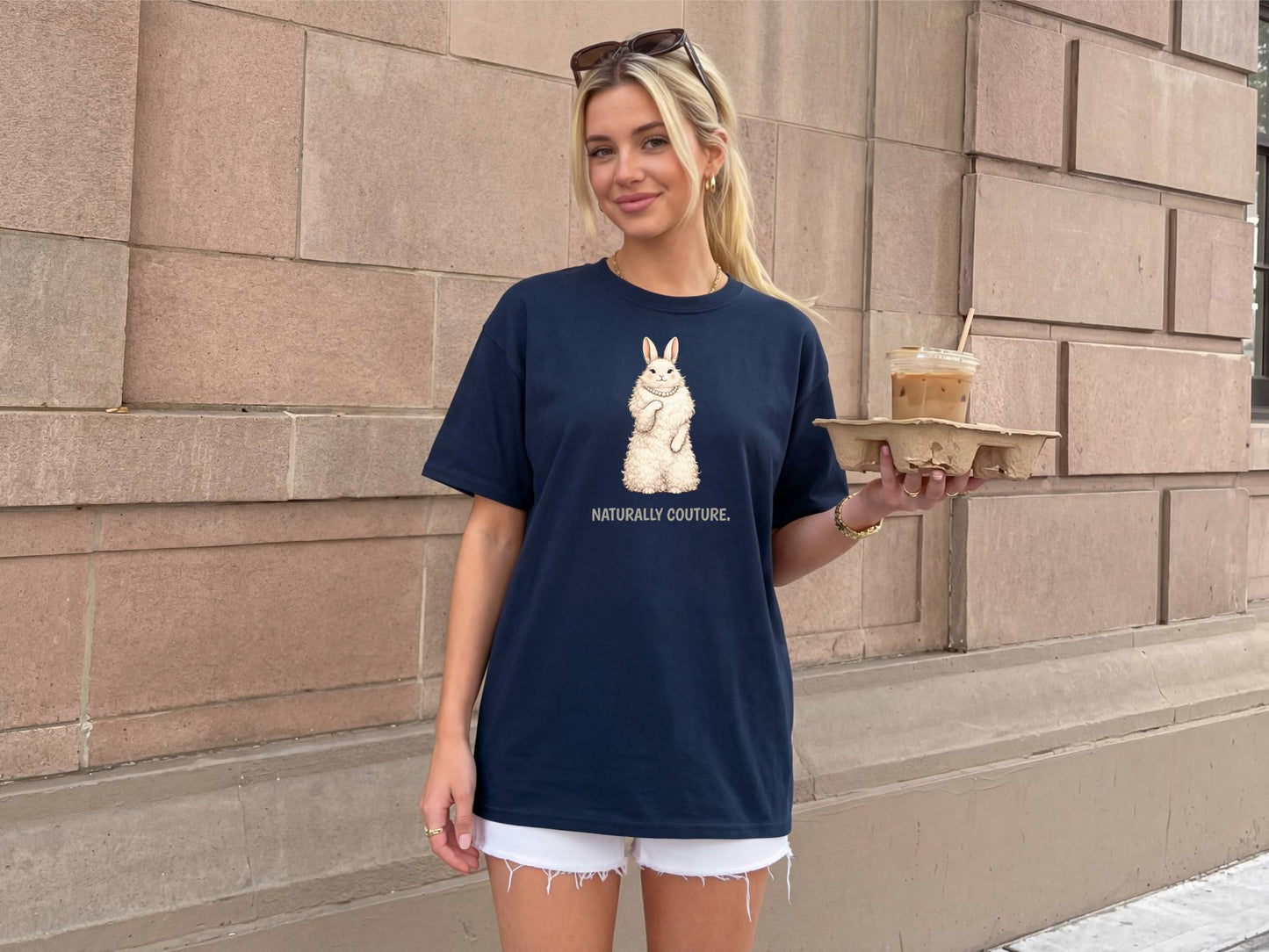 Angora Rabbit T-Shirt | Fashion Animal Tee | Wild & Kind Couture Creatures
