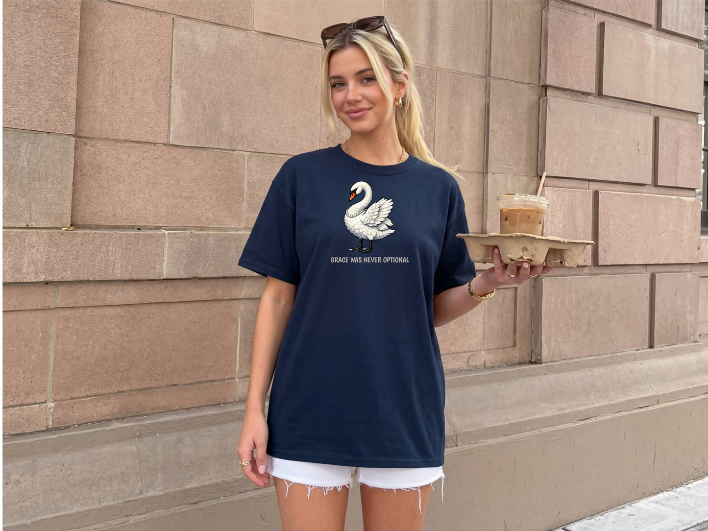 Swan T-Shirt | Fashion Animal Tee | Wild & Kind Couture Creatures