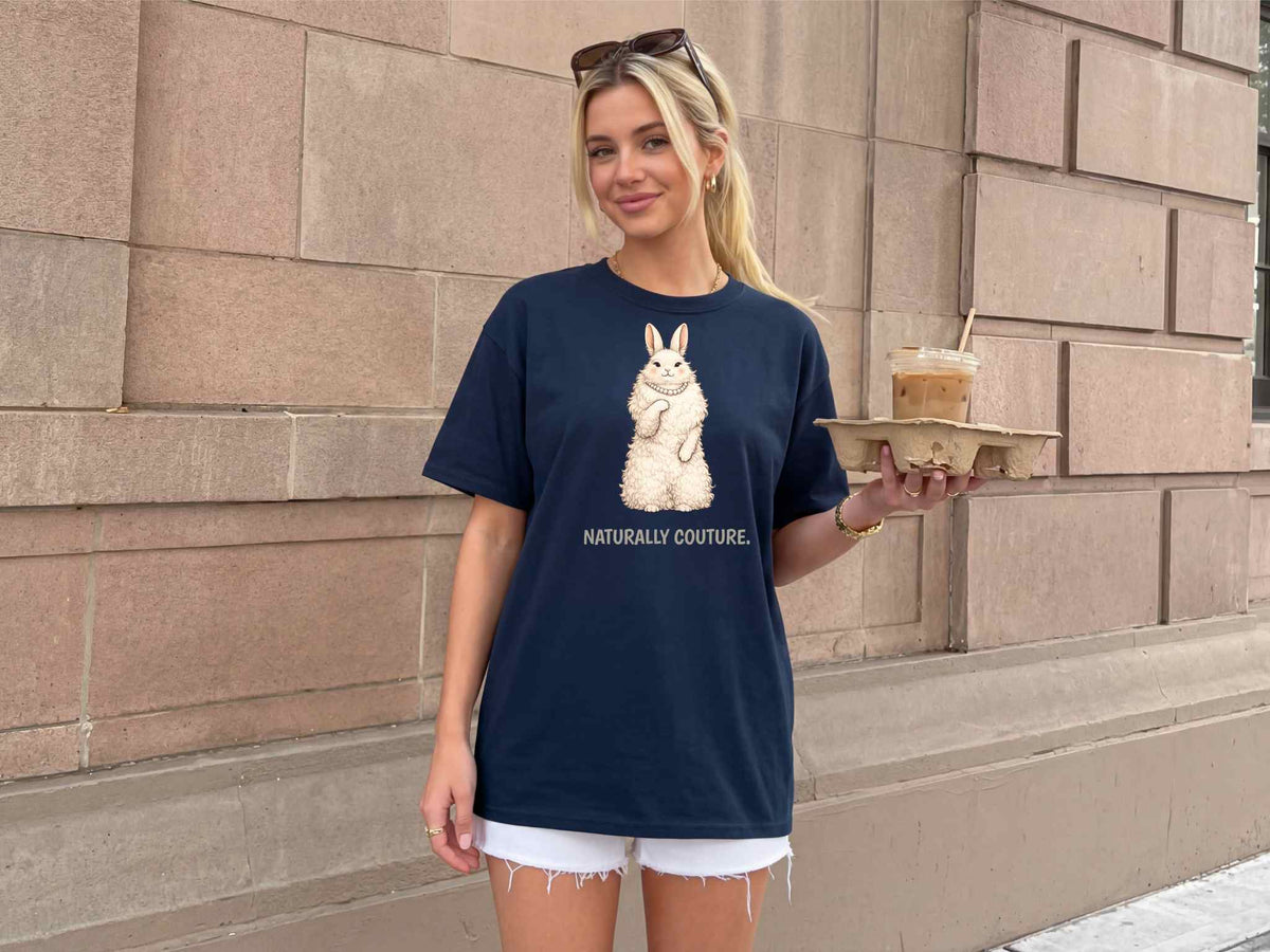 Angora Rabbit T-Shirt | Fashion Animal Tee | Wild & Kind Couture Creatures
