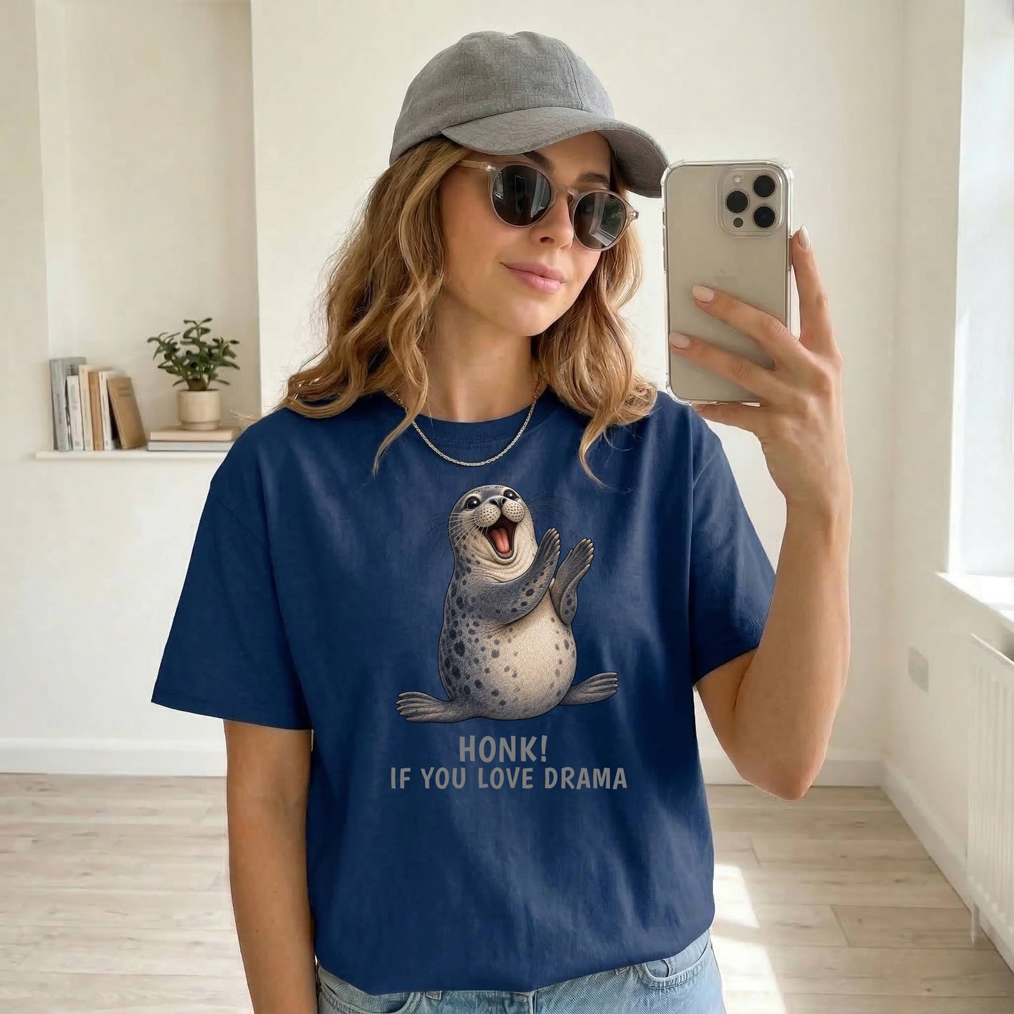 Honk If You Love Drama — Seal Tee