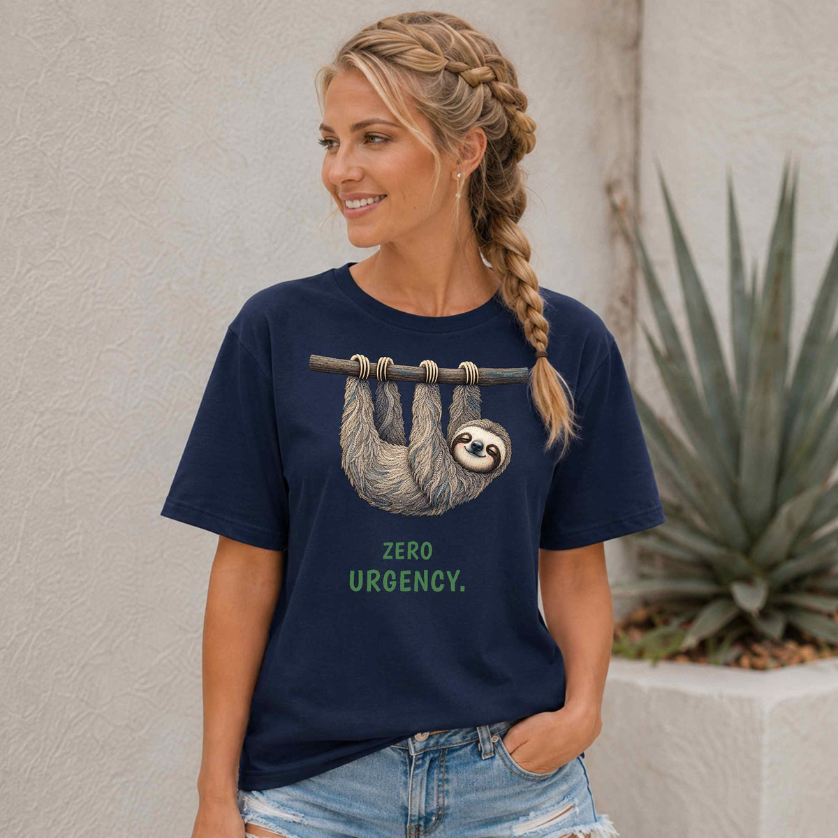 Zero Urgency — Jungle Jokers Sloth Tee