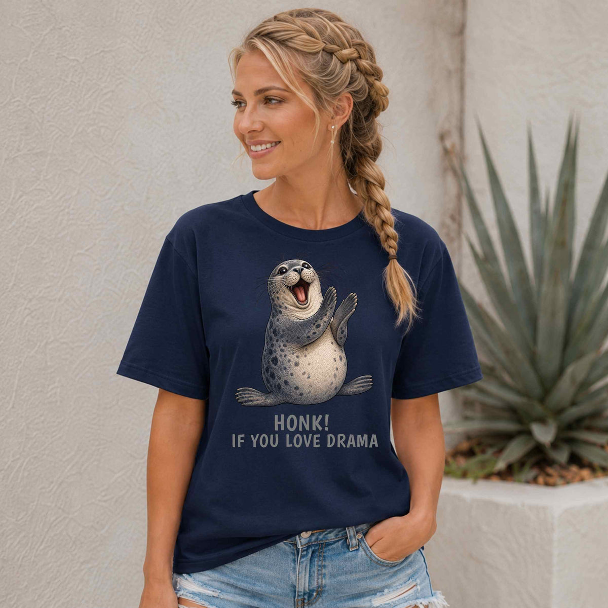 Honk If You Love Drama — Seal Tee