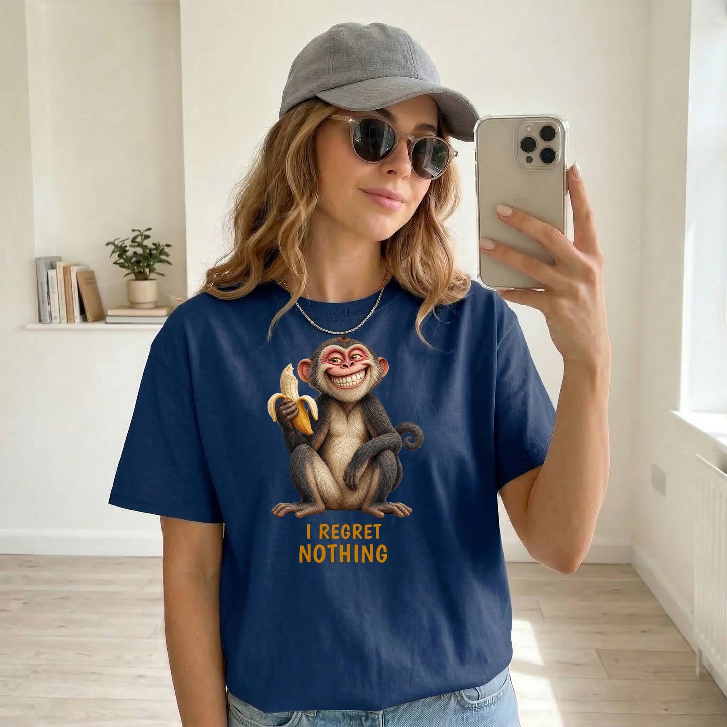 I Regret Nothing — Jungle Jokers Monkey Tee
