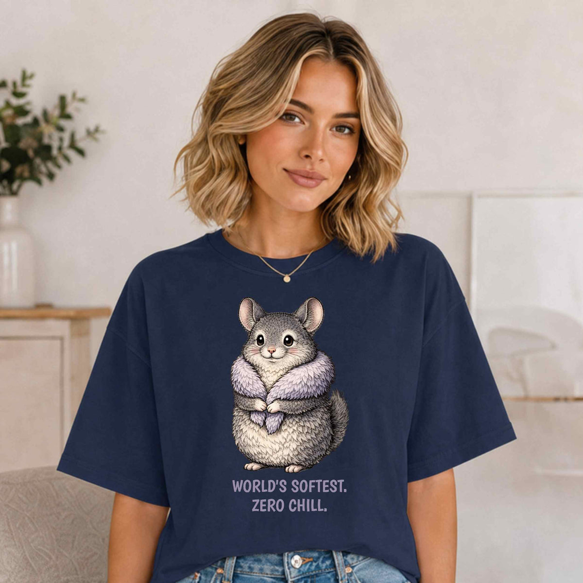 Chinchilla 'World's Softest, Zero Chill' T-Shirt