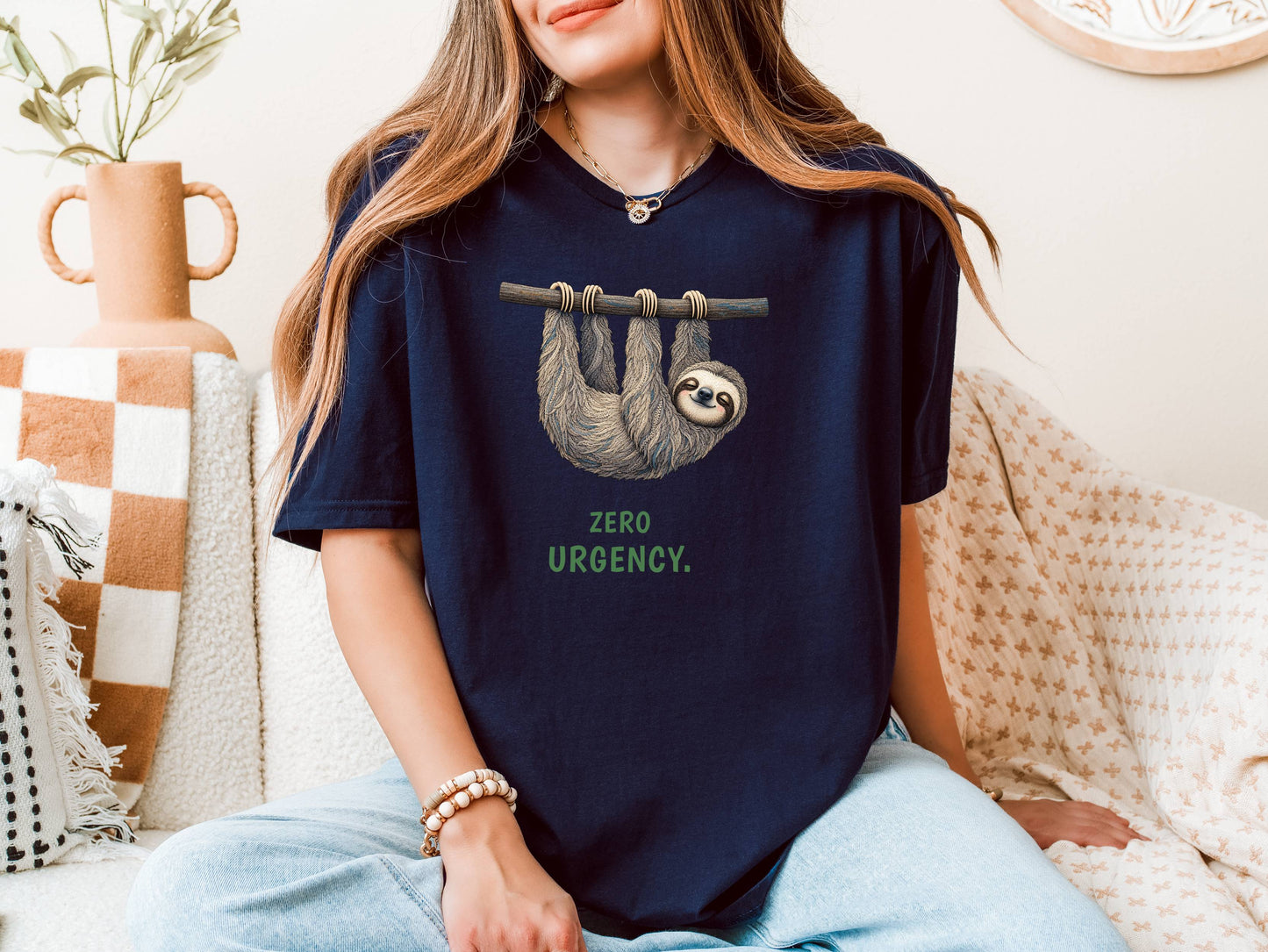 Zero Urgency — Jungle Jokers Sloth Tee