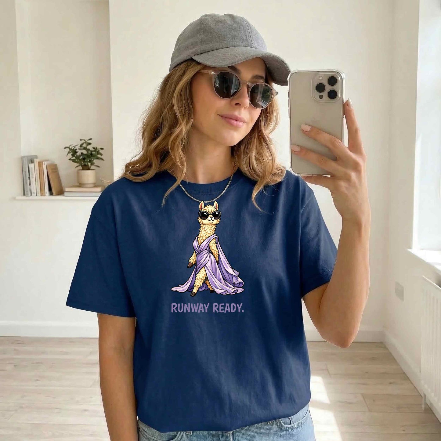 Fashion Llama T-Shirt | Couture Animal Tee | Wild & Kind Couture Creatures