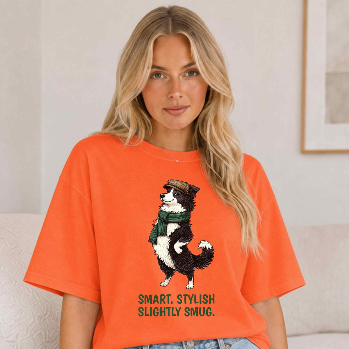 Border Collie T-Shirt | Fashion Dog Tee | Wild & Kind Couture Creatures