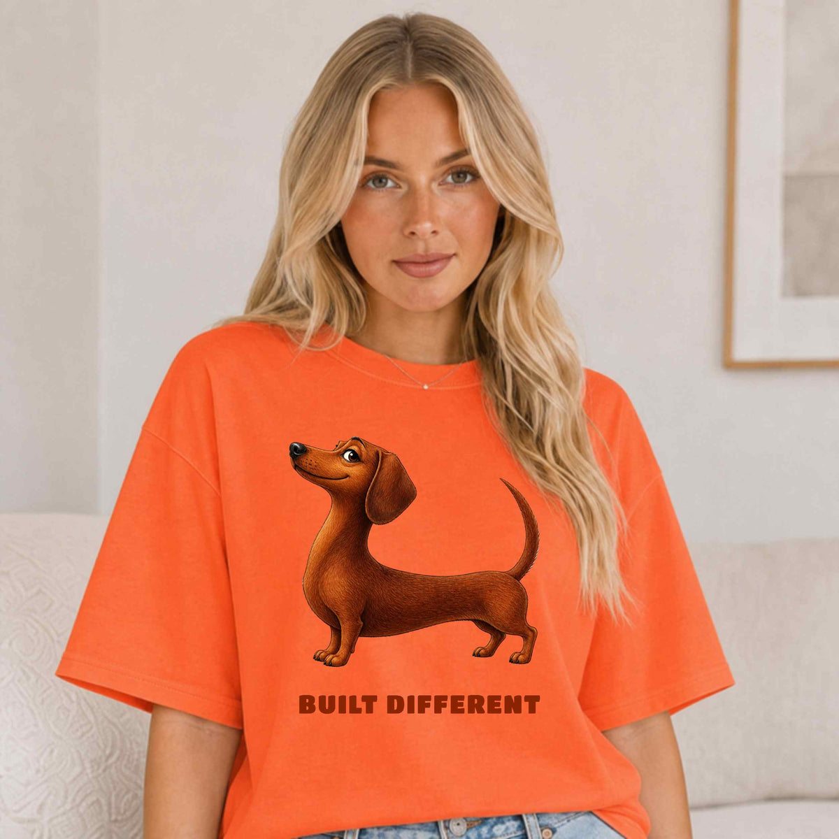 Built Different — Domestic Divas Dachshund Tee
