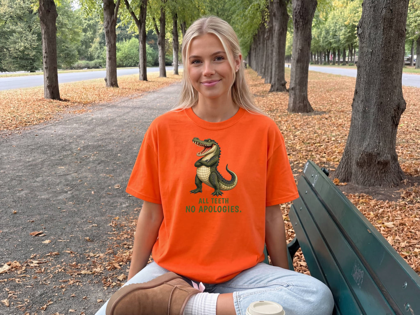 All Teeth. No Apologies. — Outback Originals Crocodile Tee