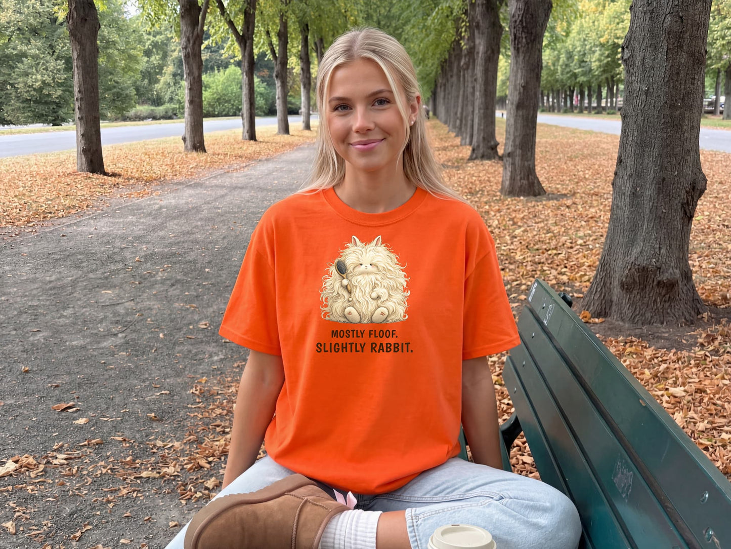Mostly Floof. Slightly Rabbit. — Angora Rabbit Tee