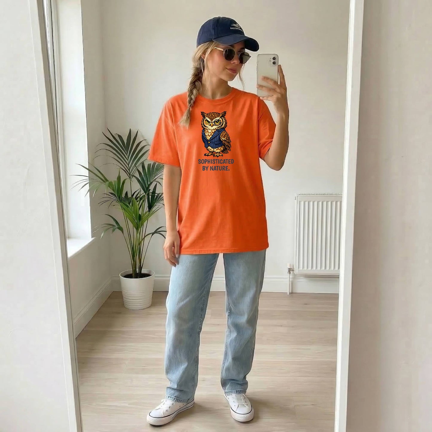 Fashion Owl T-Shirt | Sophisticated Animal Tee | Wild & Kind Couture Creatures