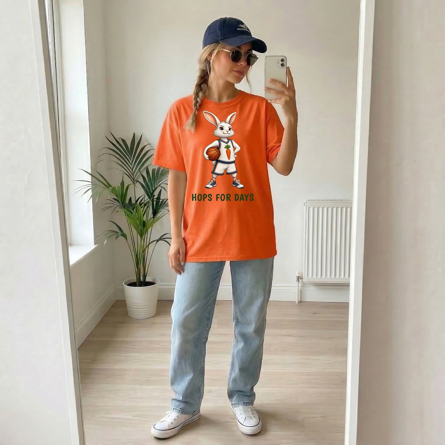 Hops For Days — Basketball Bunny Tee