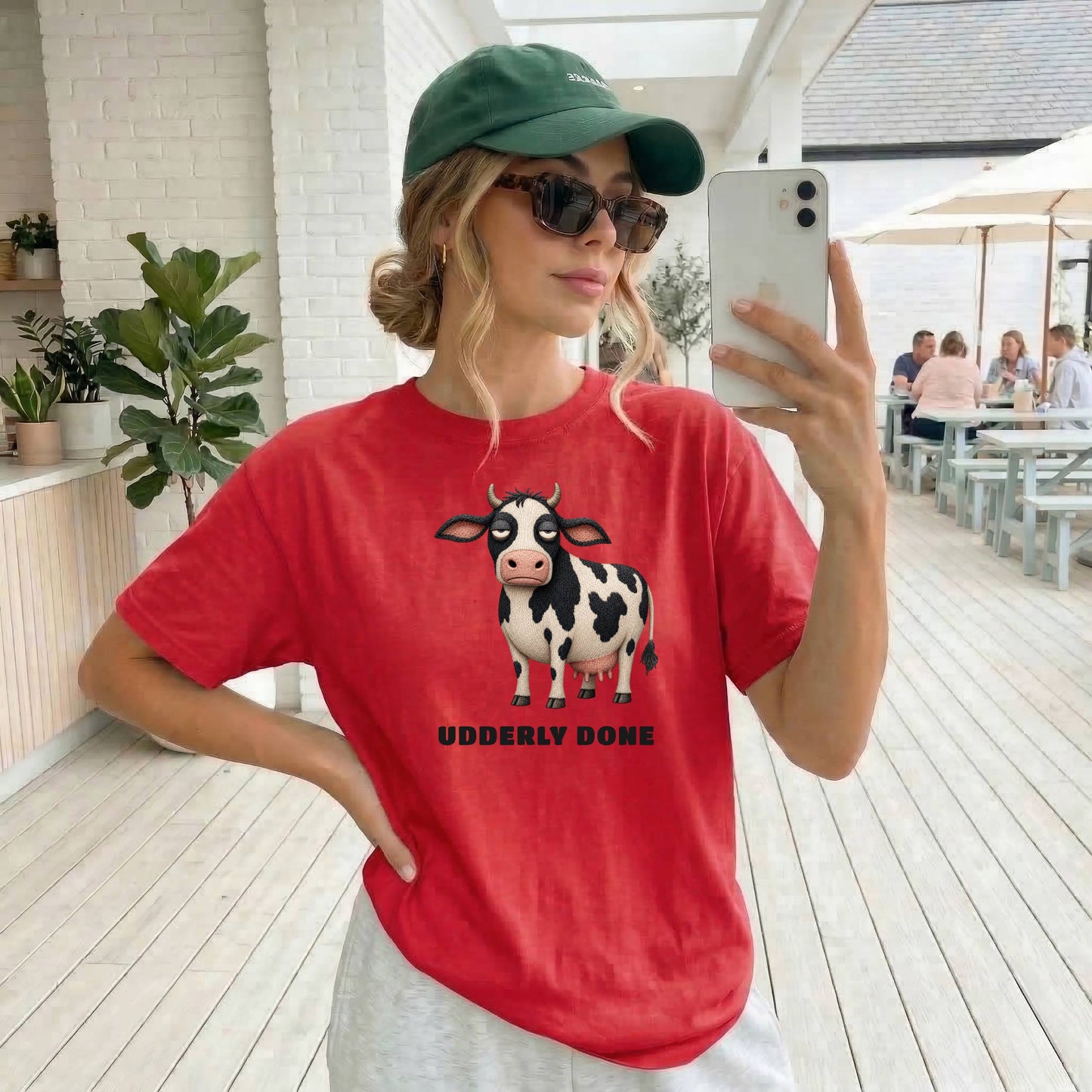 Udderly Done — Barnyard Baddies Cow Tee