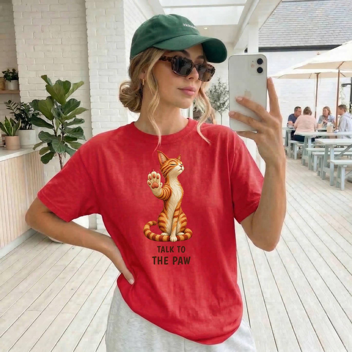 Talk to the Paw — Domestic Divas Sassy Cat Tee
