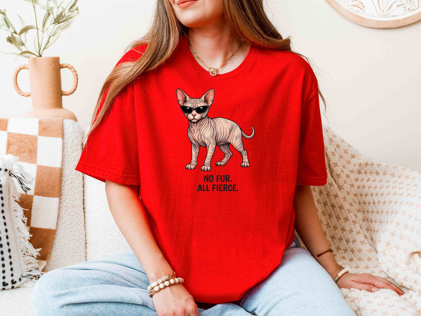 Sphynx Cat T-Shirt | Fashion Cat Tee | Wild & Kind Couture Creatures
