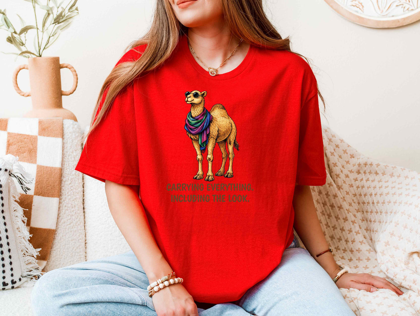 Camel T-Shirt | Fashion Animal Tee | Wild & Kind Couture Creatures