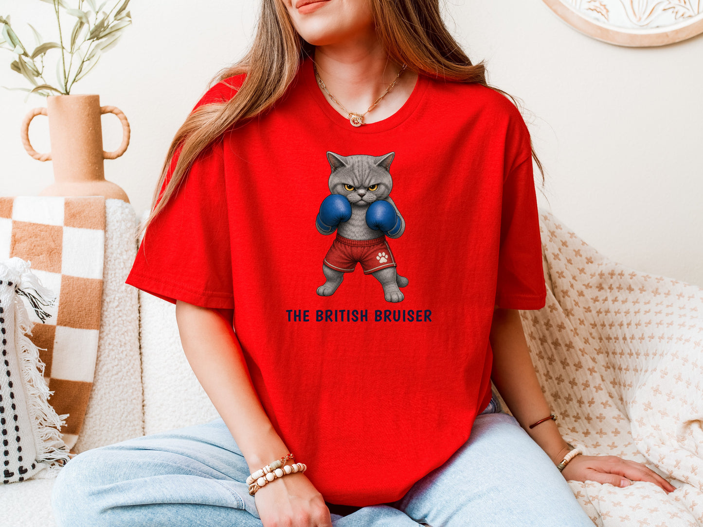 The British Bruiser — Boxing Cat Tee