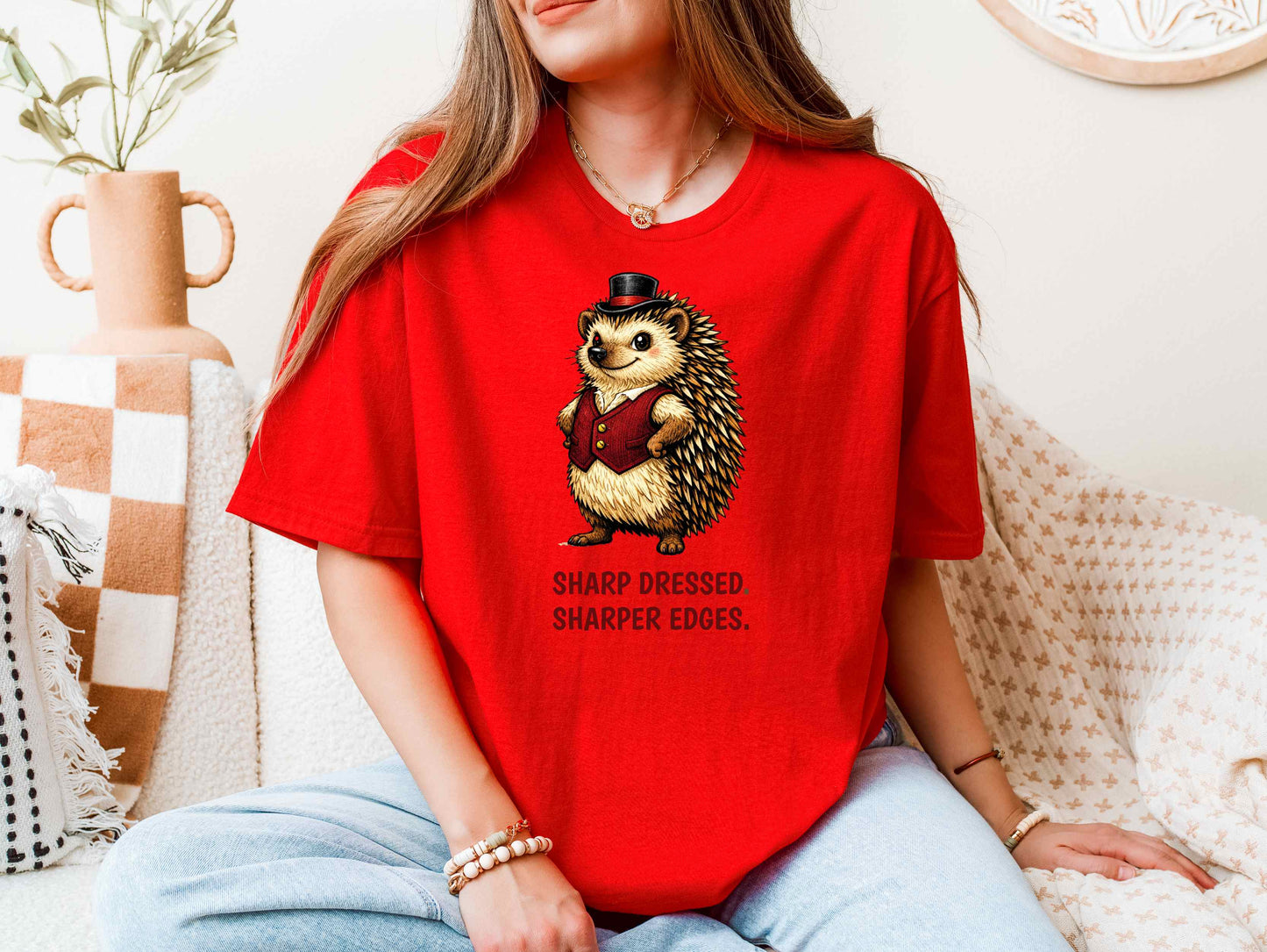 Hedgehog T-Shirt | Fashion Animal Tee | Wild & Kind Couture Creatures