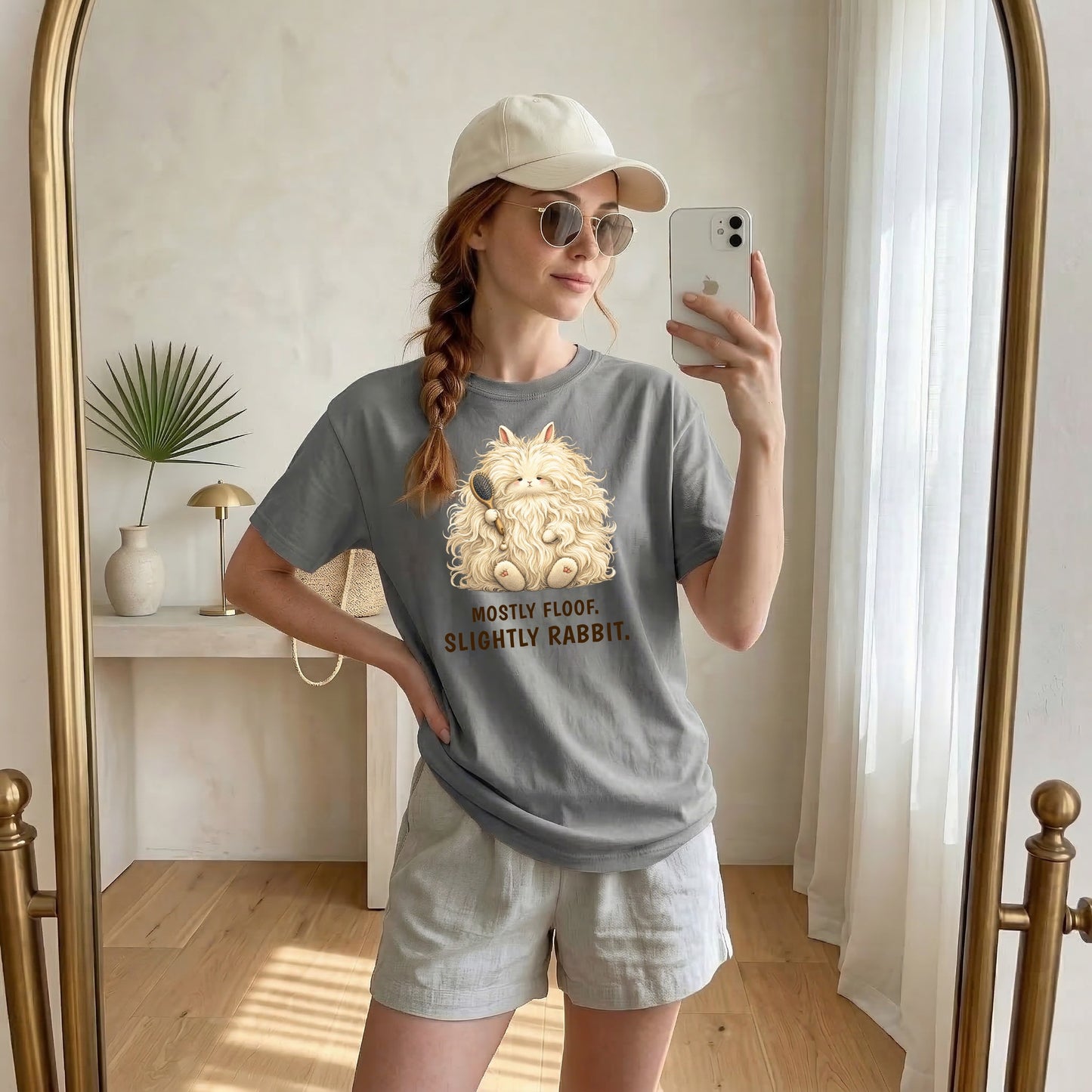 Mostly Floof. Slightly Rabbit. — Angora Rabbit Tee