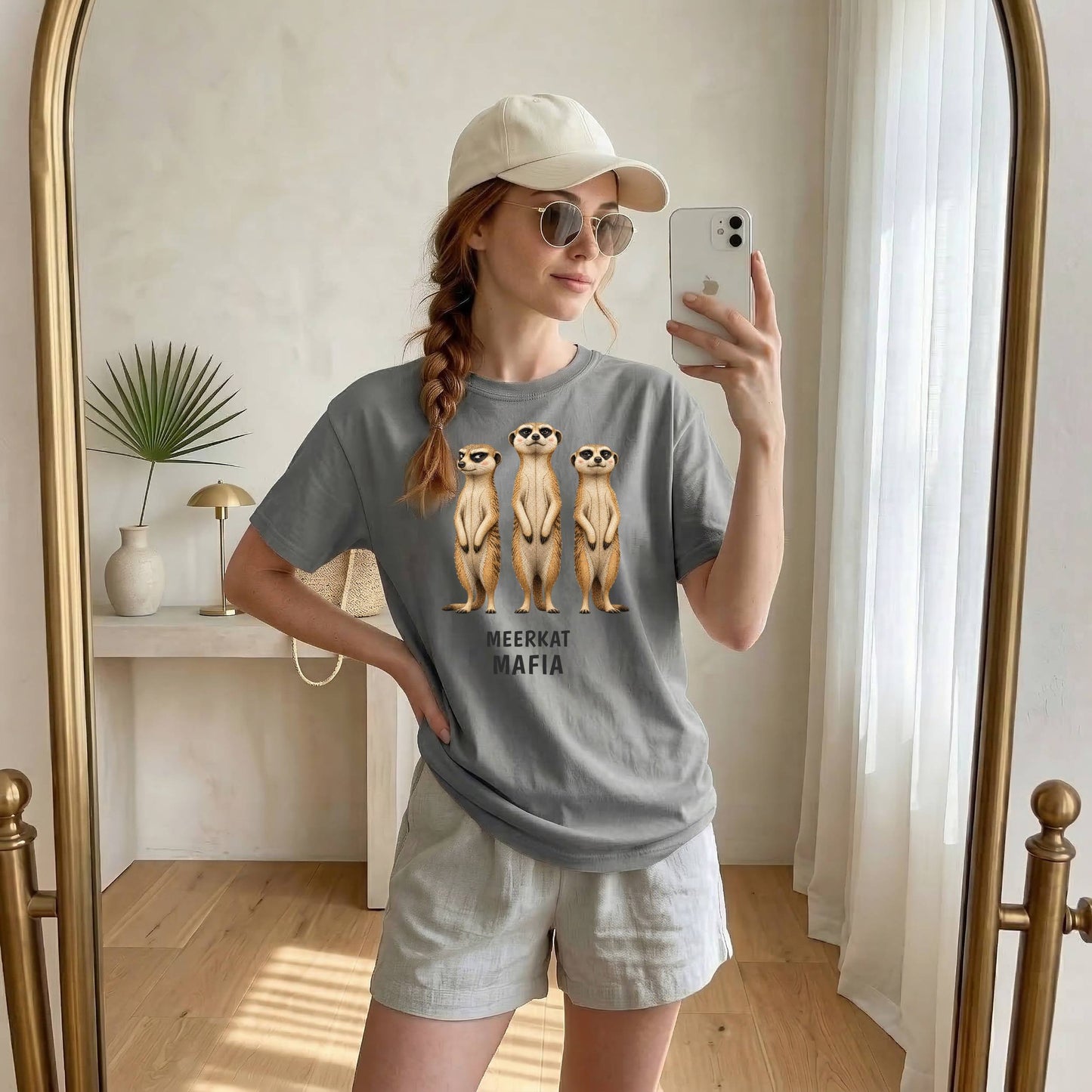 Meerkat Mafia — Savannah Sass Triple Meerkat Tee