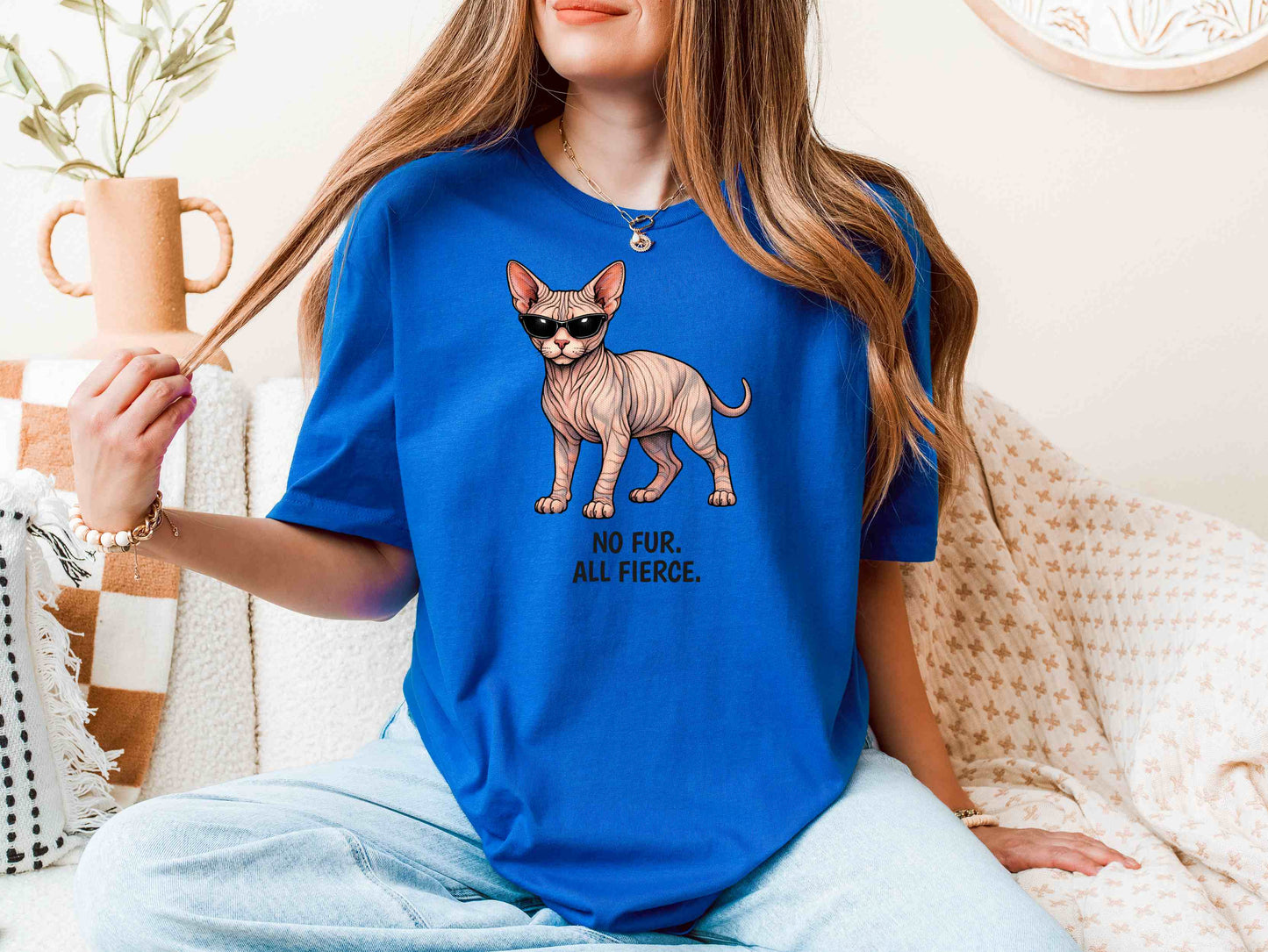 Sphynx Cat T-Shirt | Fashion Cat Tee | Wild & Kind Couture Creatures