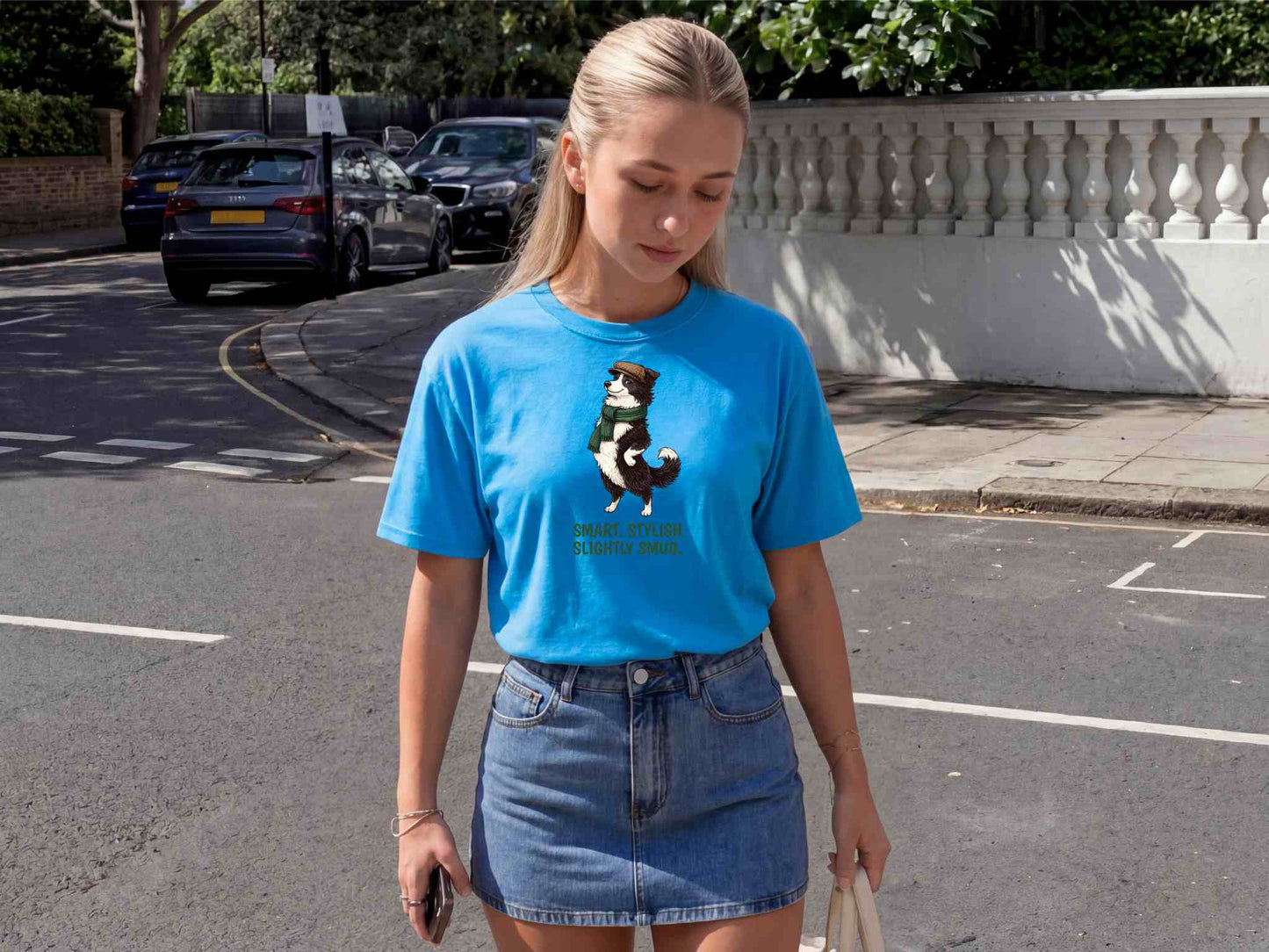 Border Collie T-Shirt | Fashion Dog Tee | Wild & Kind Couture Creatures