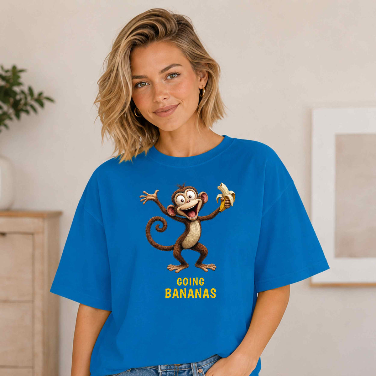 Going Bananas — Jungle Jokers Monkey Tee