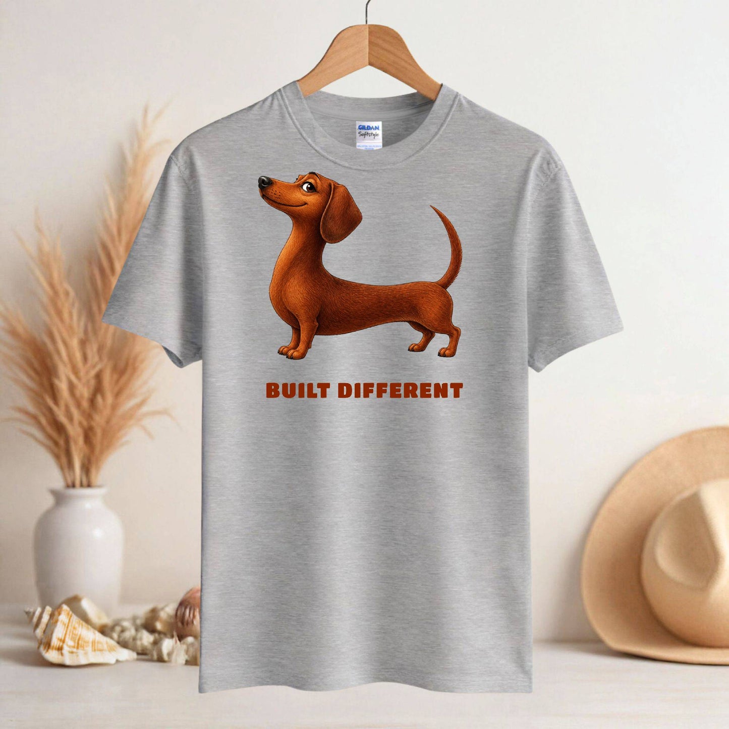 Built Different — Domestic Divas Dachshund Tee