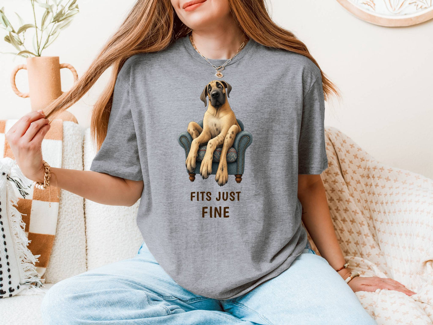 Fits Just Fine — Great Dane Tee