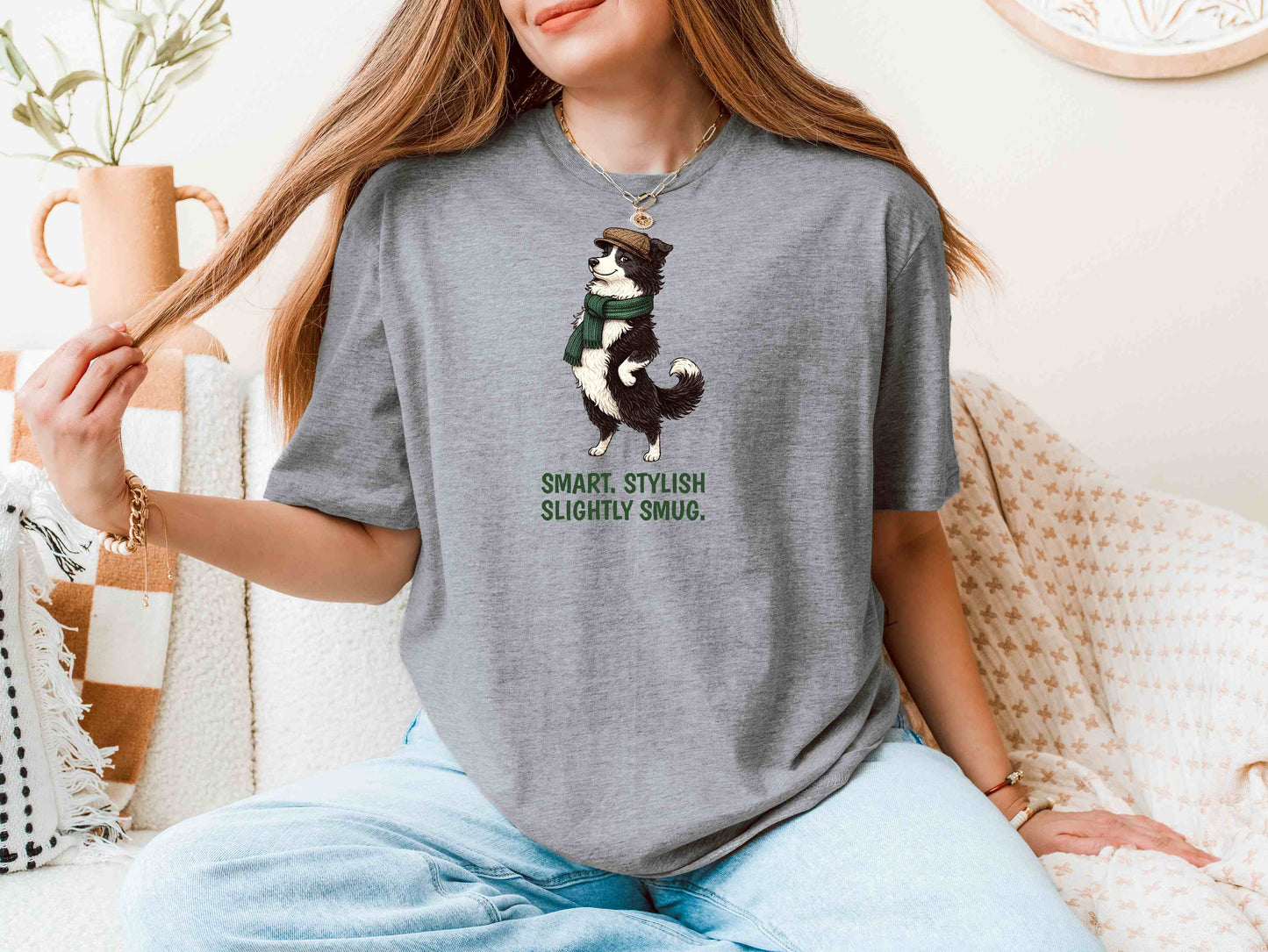 Border Collie T-Shirt | Fashion Dog Tee | Wild & Kind Couture Creatures