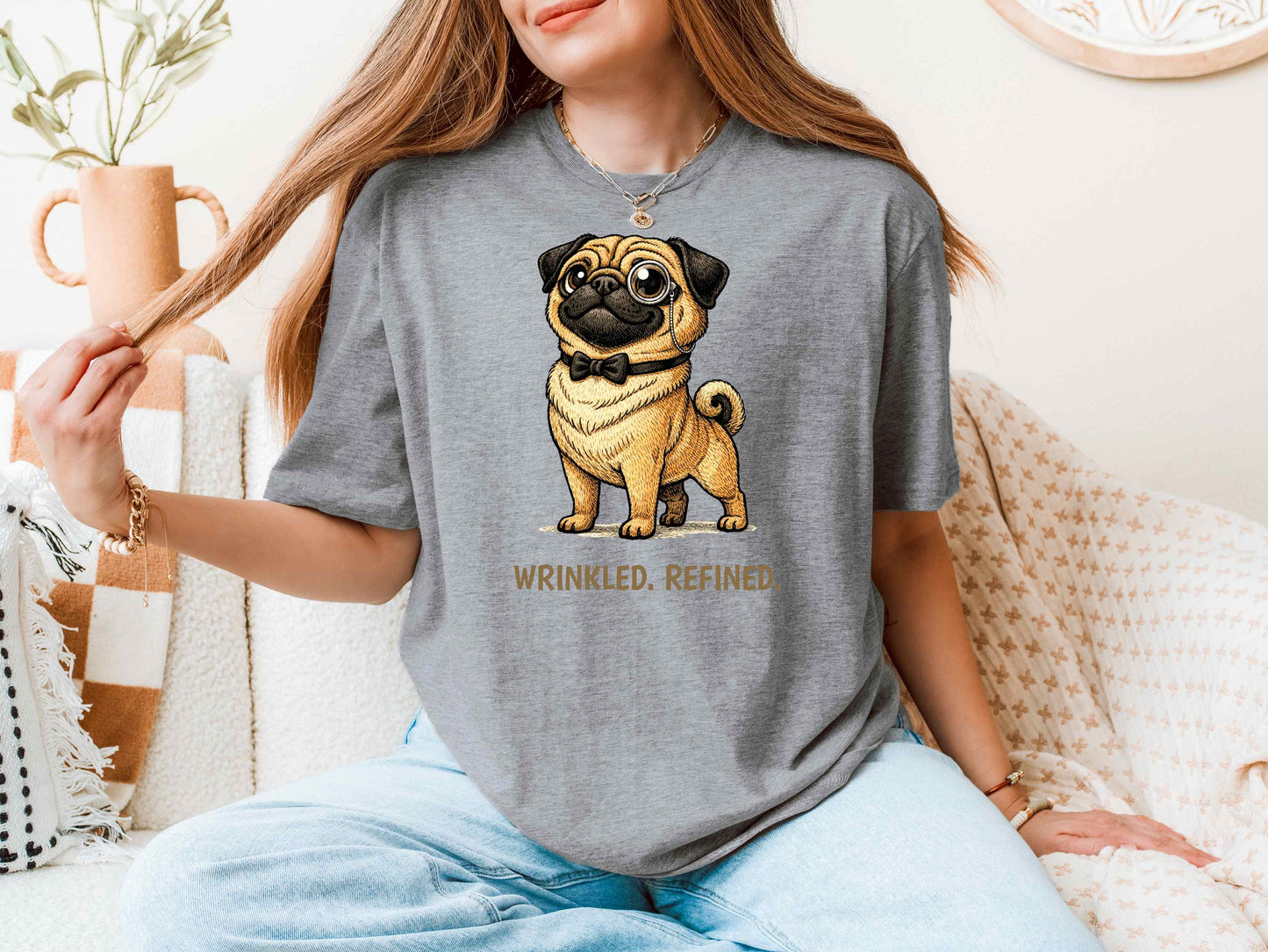 Pug T-Shirt | Fashion Dog Tee | Wild & Kind Couture Creatures