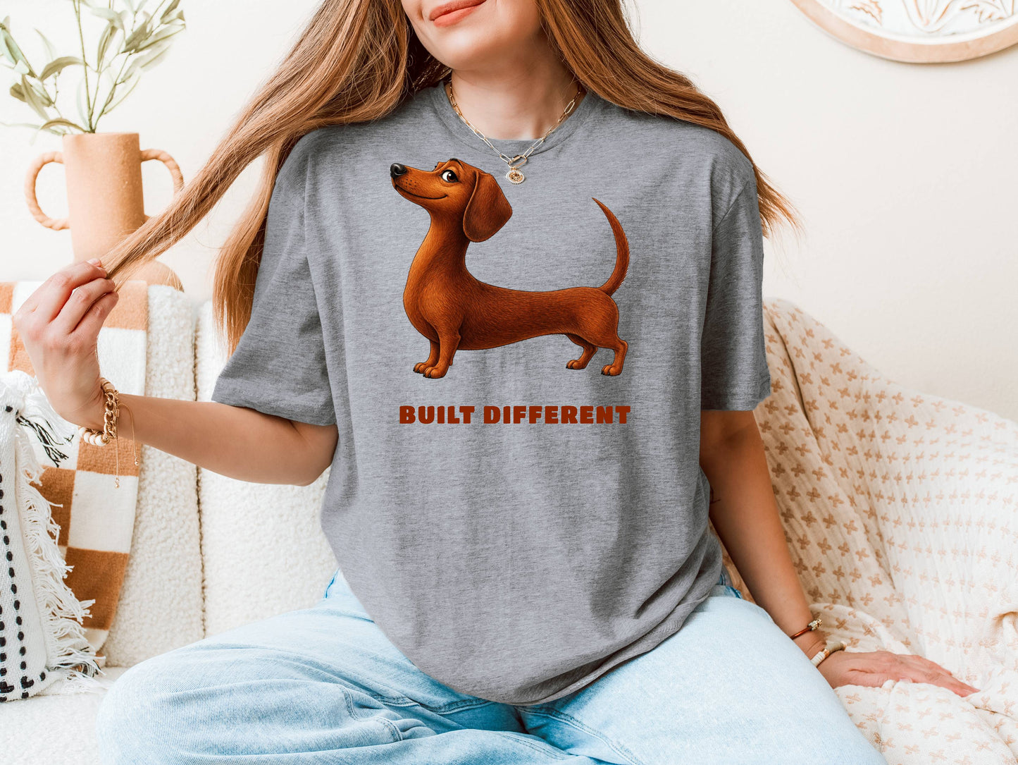 Built Different — Domestic Divas Dachshund Tee