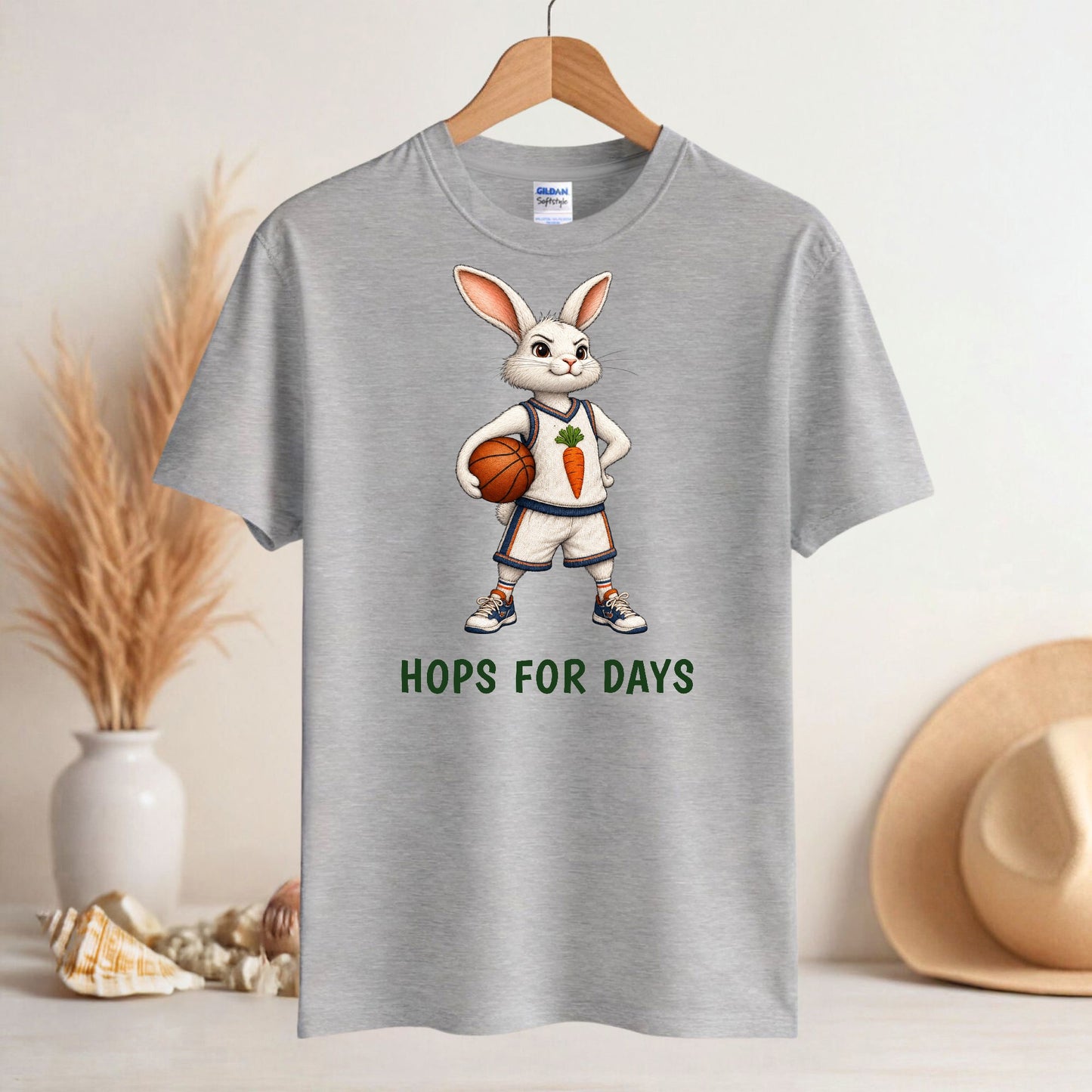 Hops For Days — Basketball Bunny Tee