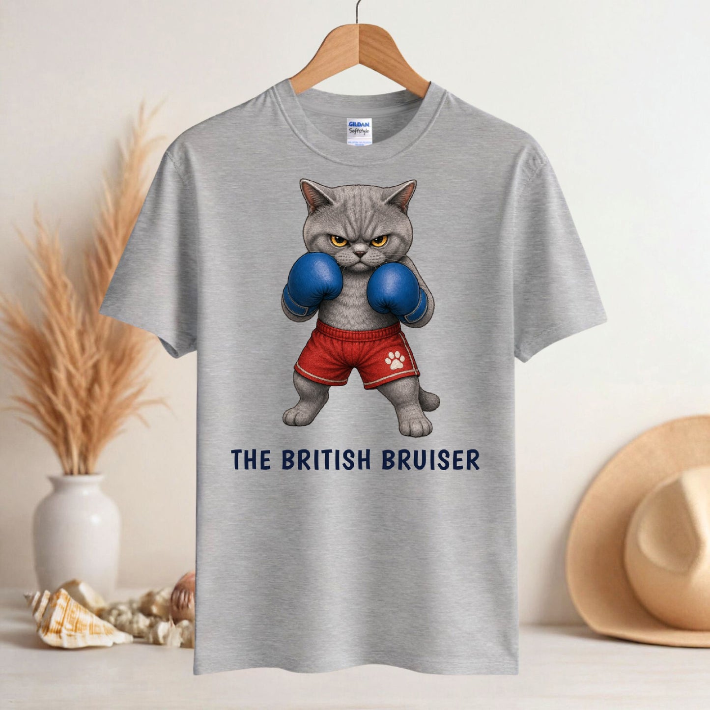 The British Bruiser — Boxing Cat Tee