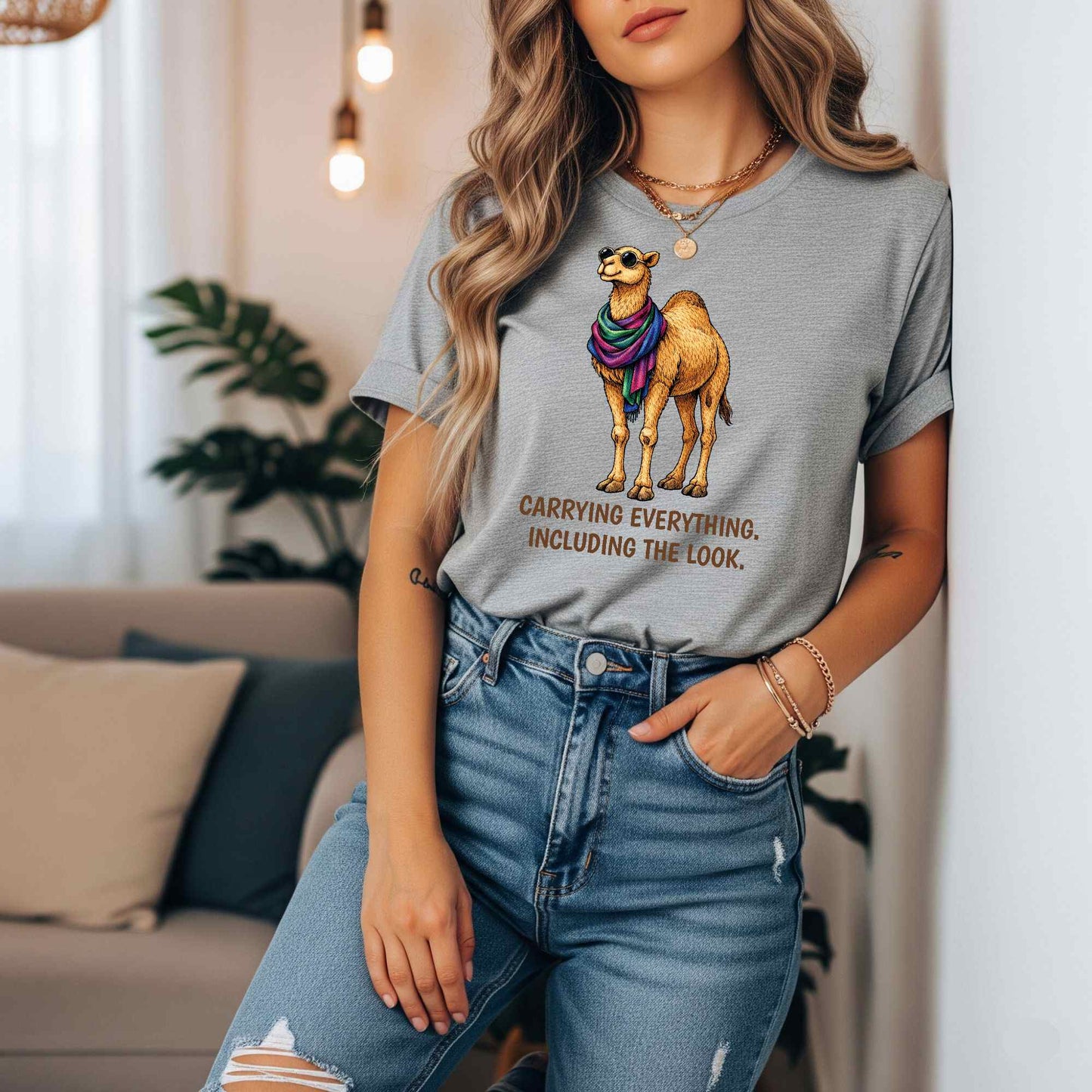 Camel T-Shirt | Fashion Animal Tee | Wild & Kind Couture Creatures