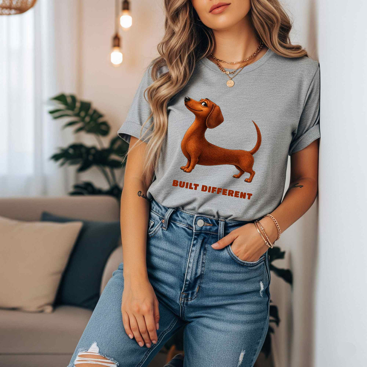 Built Different — Domestic Divas Dachshund Tee