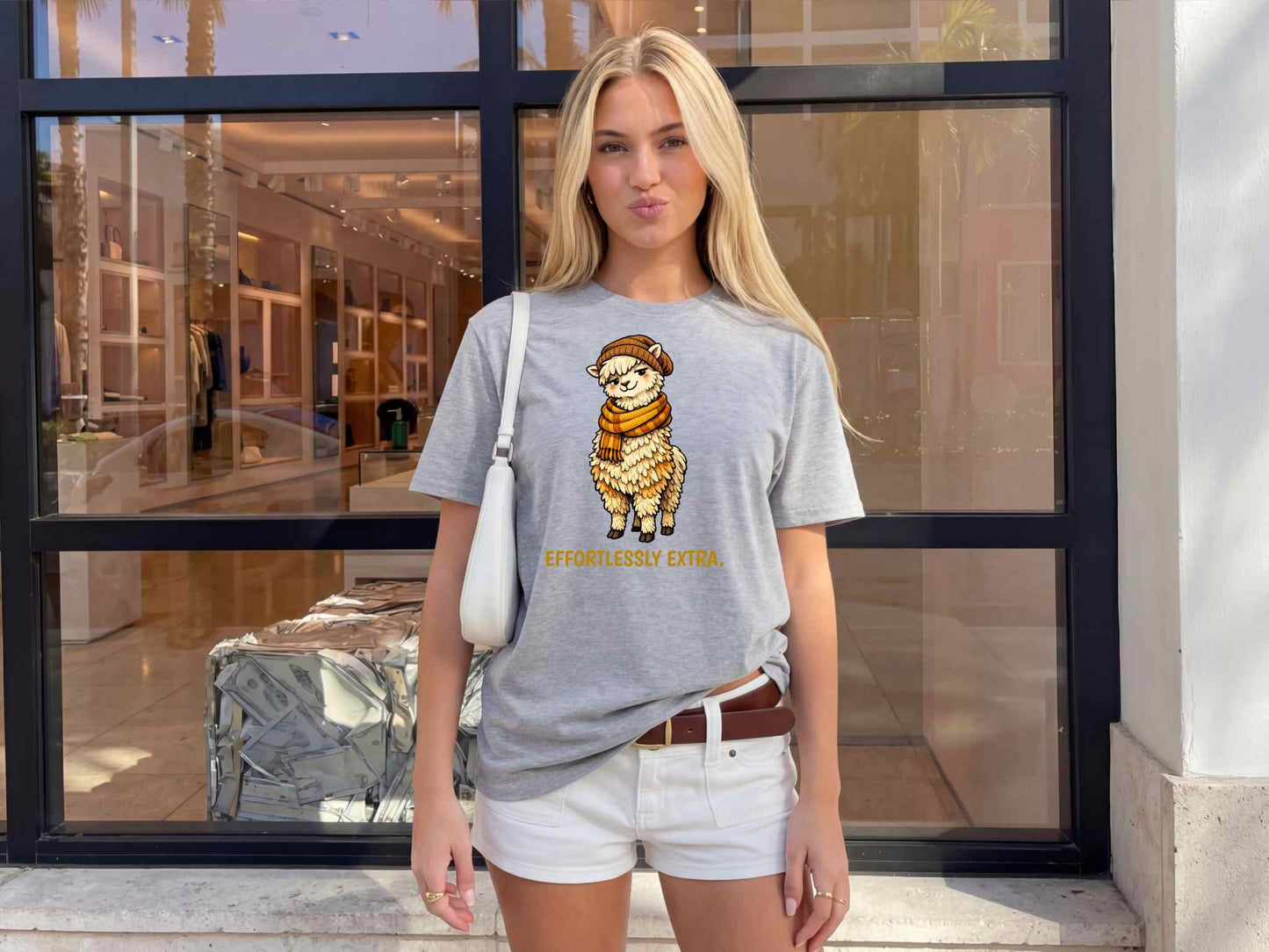 Alpaca T-Shirt | Fashion Animal Tee | Wild & Kind Couture Creatures