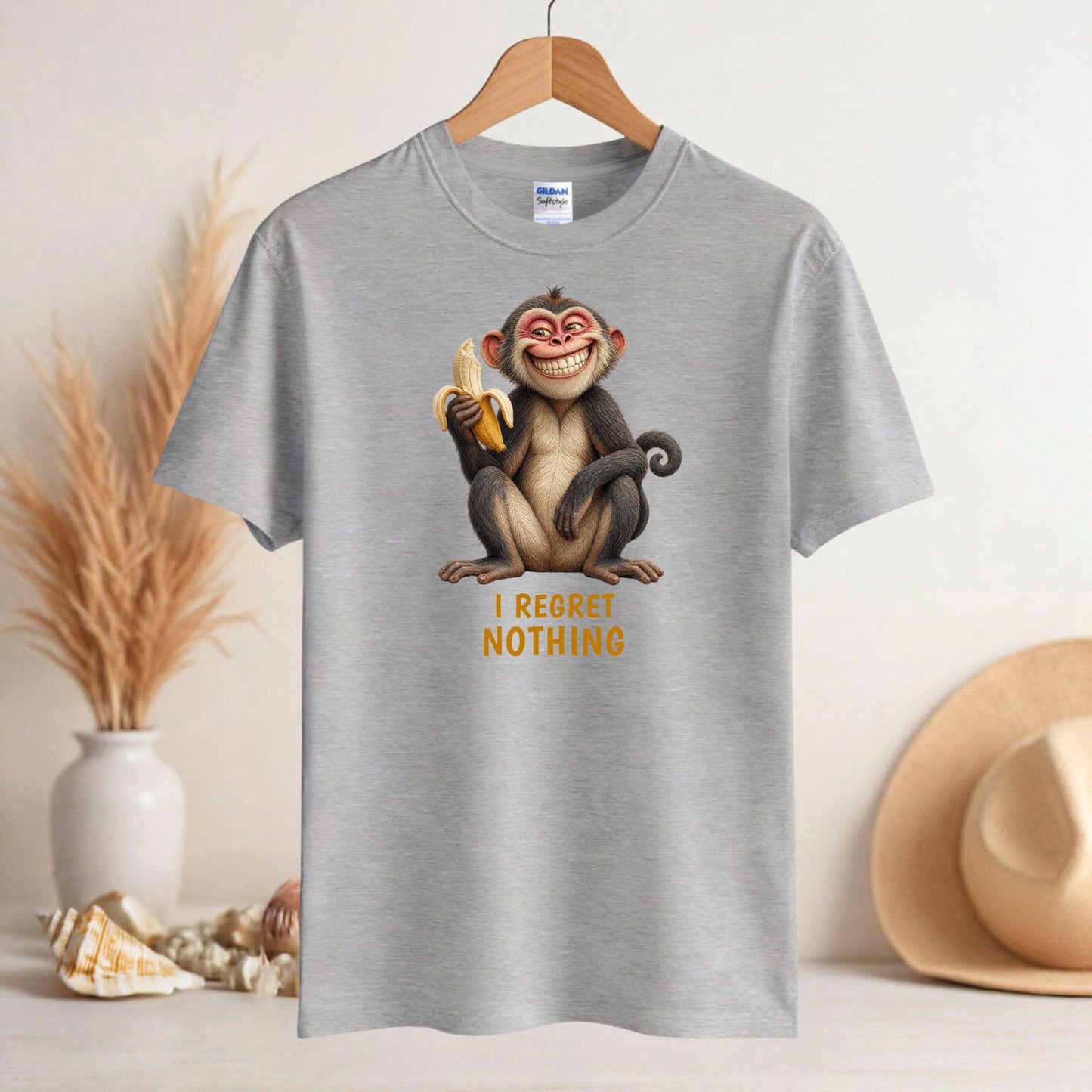 I Regret Nothing — Jungle Jokers Monkey Tee
