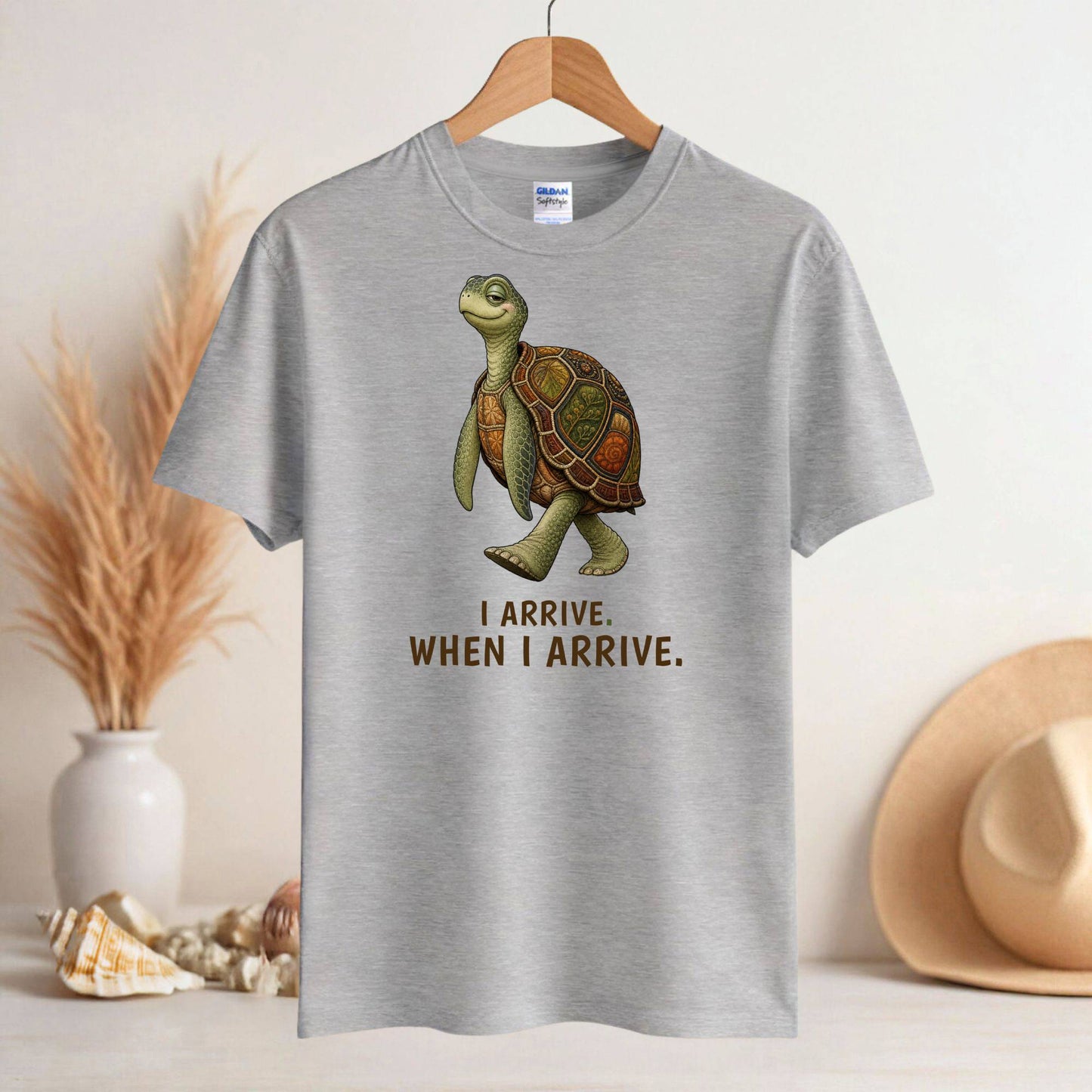 I Arrive When I Arrive — Sea Turtle Tee